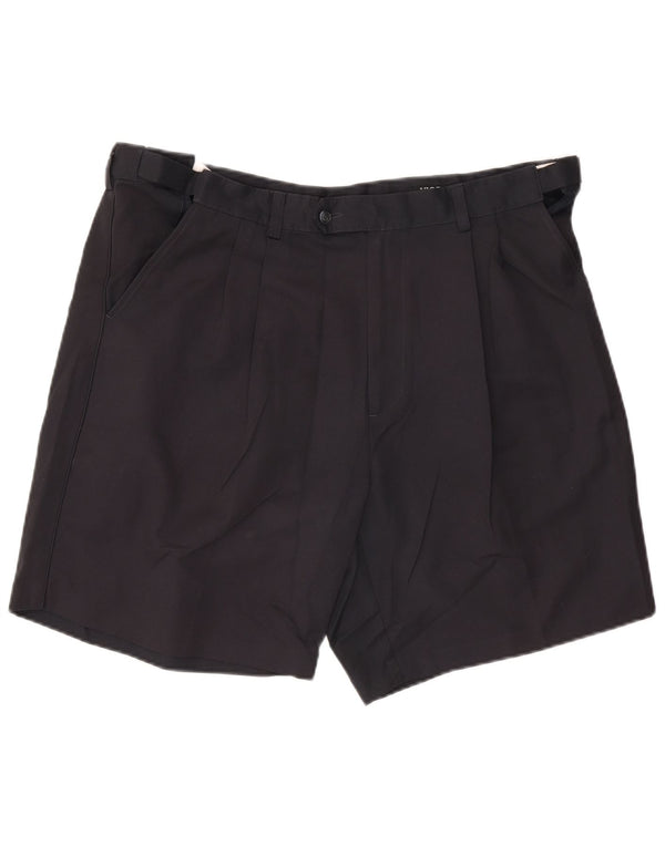 Izod Mens Pegged Casual Shorts W38 XL Marineblau Polyester