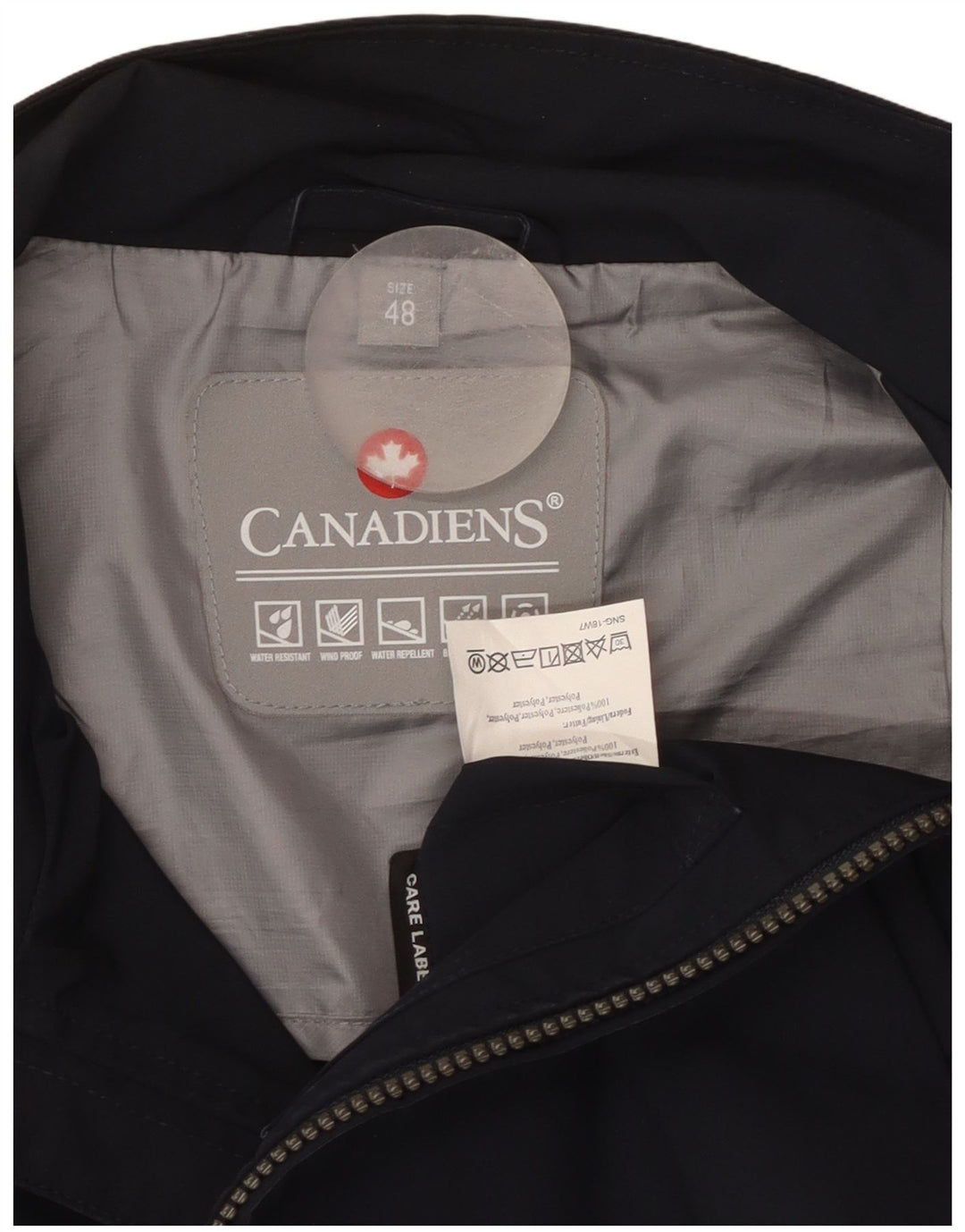 Canadiens Herren Bomberjacke IT 48 Medium Marineblau Polyester