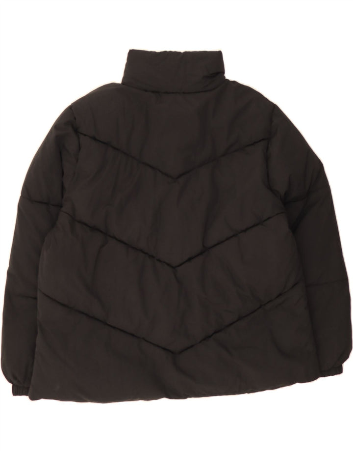 WAREHOUSE Womens Oversized Padded Jacket UK 12 Medium Black Nylon Vintage Warehouse and Second-Hand Warehouse from Messina Hembry 