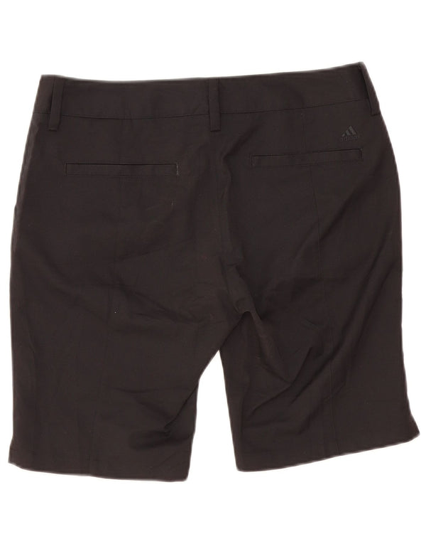 Adidas Damen Climalite Chino Shorts UK 12 Medium W32 Schwarz Polyester