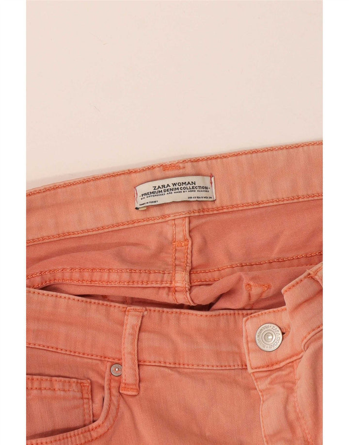 Zara Damen Skinny Jeans EU 40 Medium W30 L26 Orange
