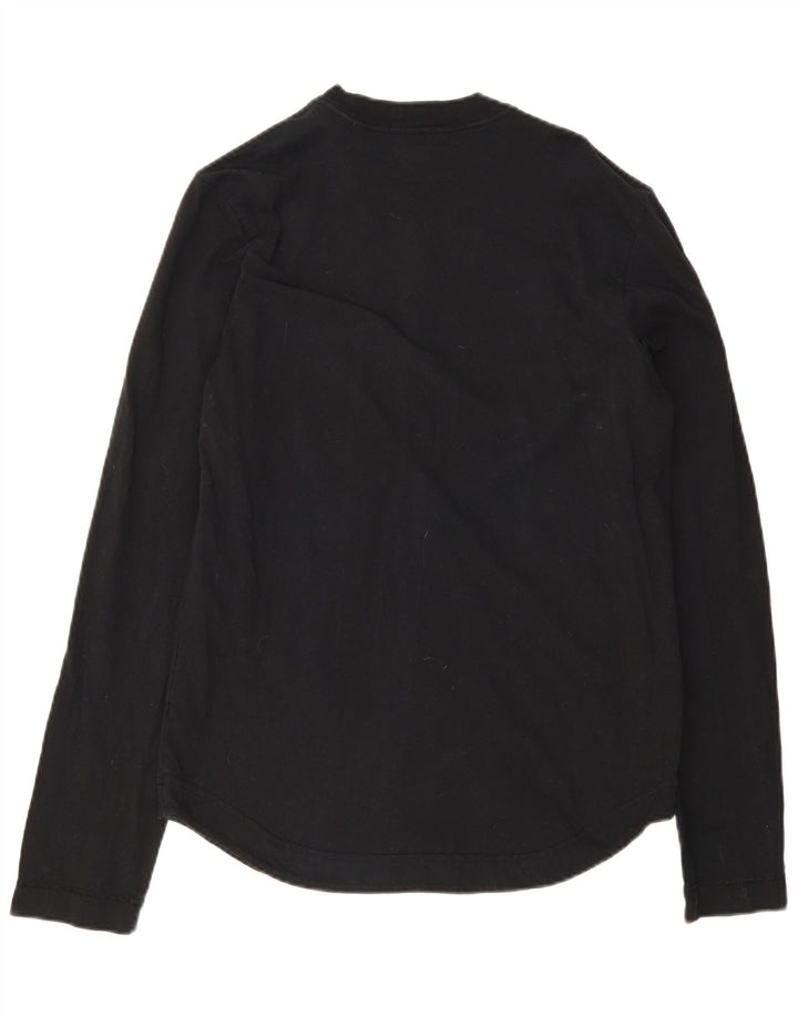Energie Herren Top Langarm XL Schwarz Baumwolle