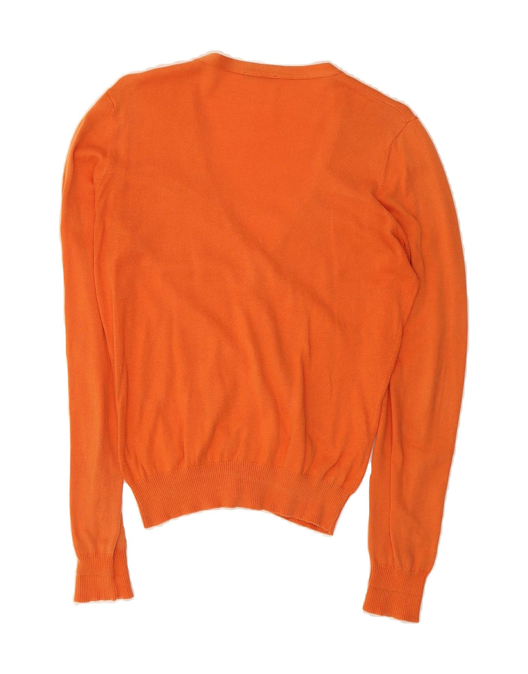BENETTON Womens Cardigan Sweater UK 12 Medium Orange Vintage Benetton and Second-Hand Benetton from Messina Hembry 