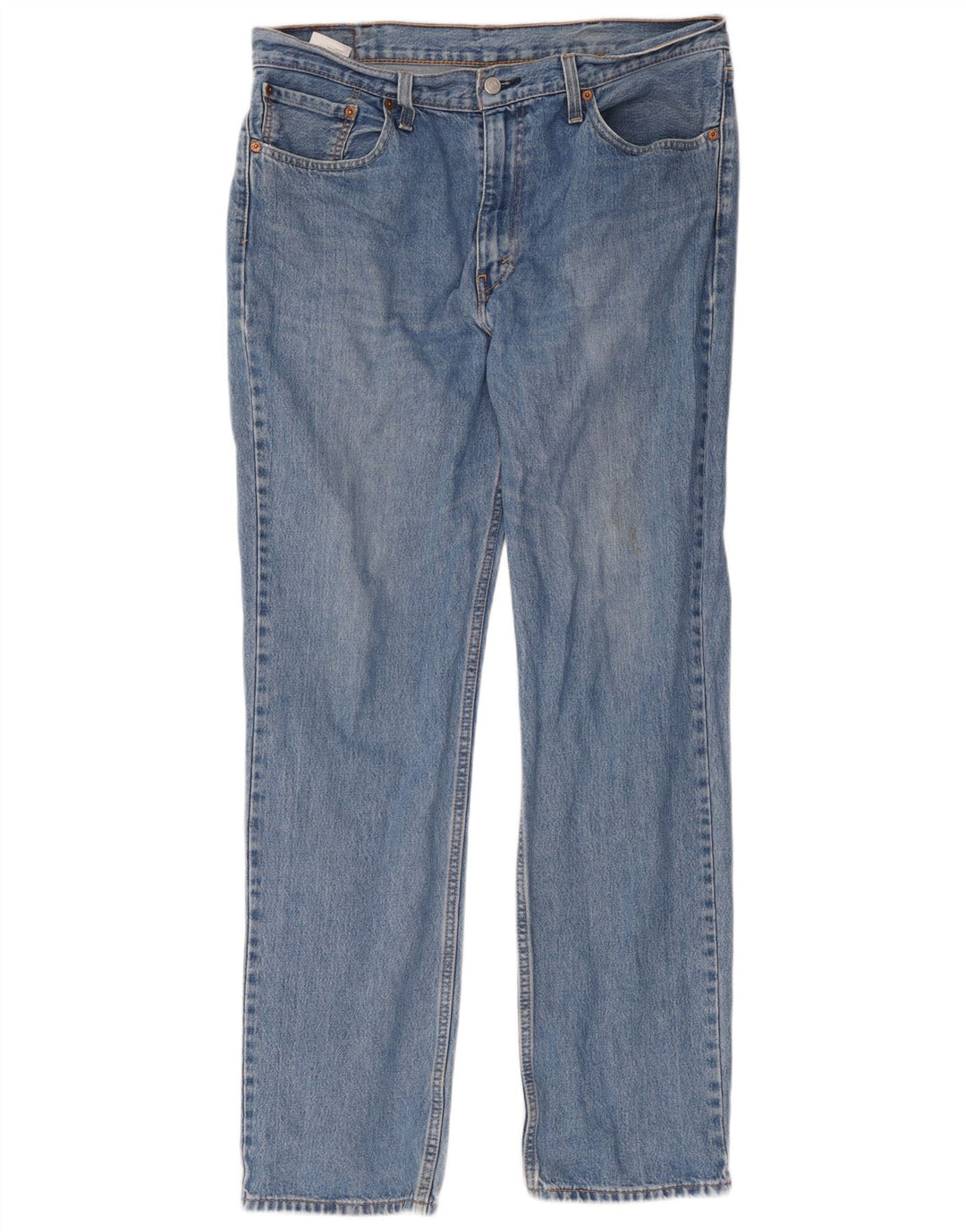 Levi's Herren 516 Straight Jeans W28 L34 Blaue Baumwolle