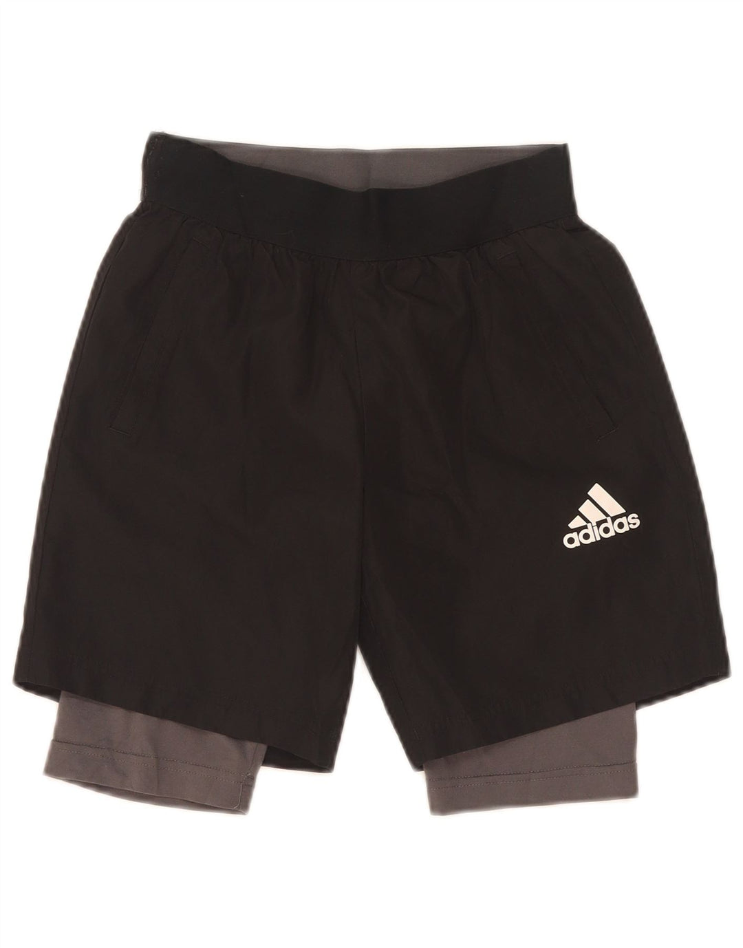 Adidas Jungen Climalite Sport Shorts 9–10 Jahre Small Schwarz Polyester