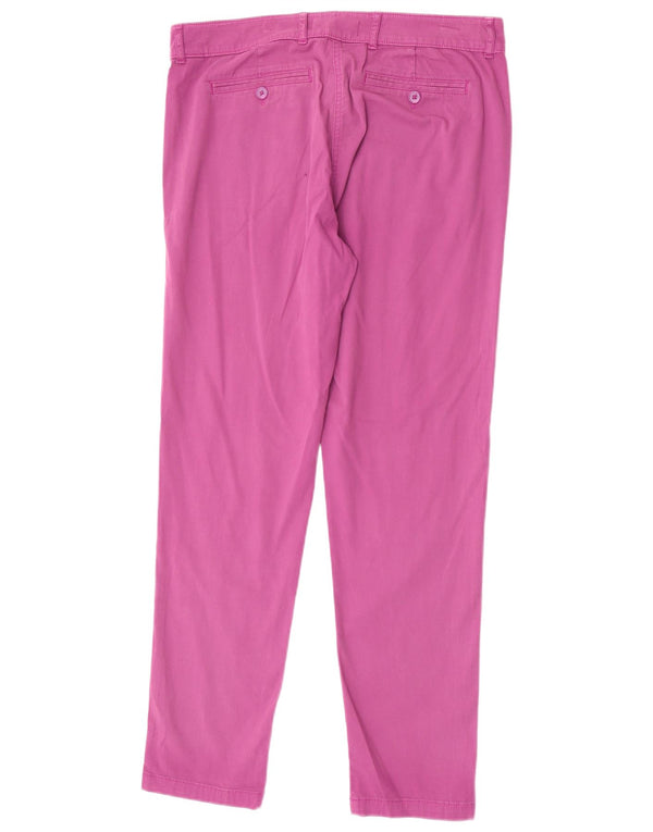 Marks & Spencer Slim Chino-Hose für Damen, UK 12, M, W32, L30, Lila