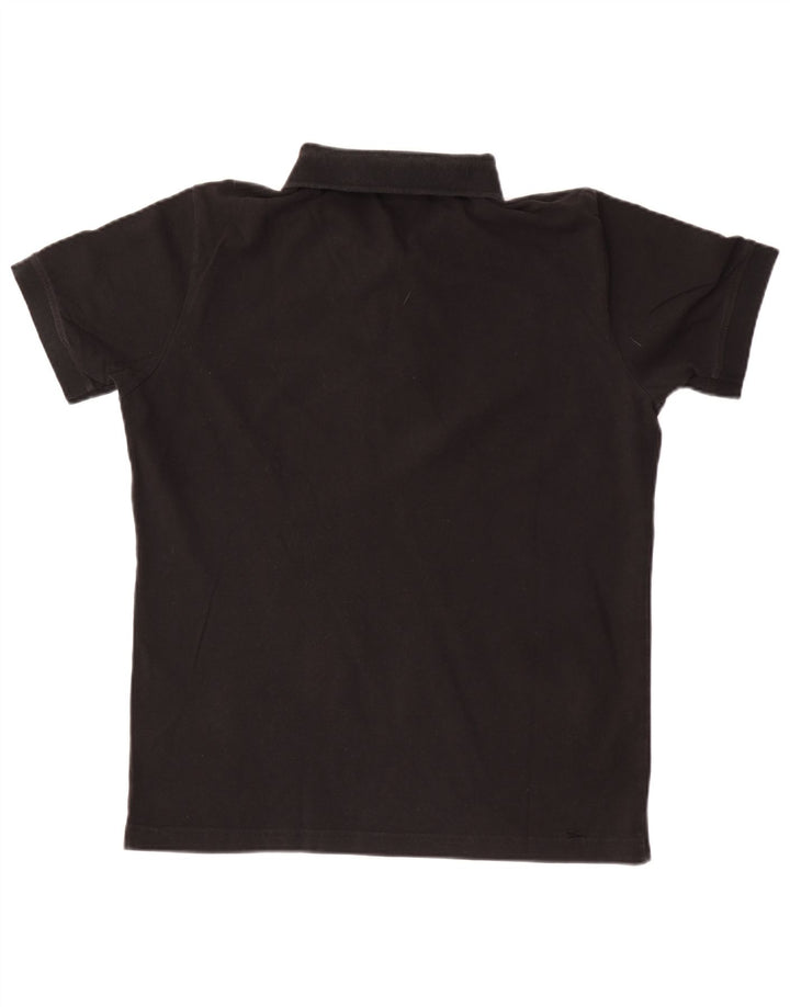 Kappa Herren-Poloshirt, groß, schwarze Baumwolle