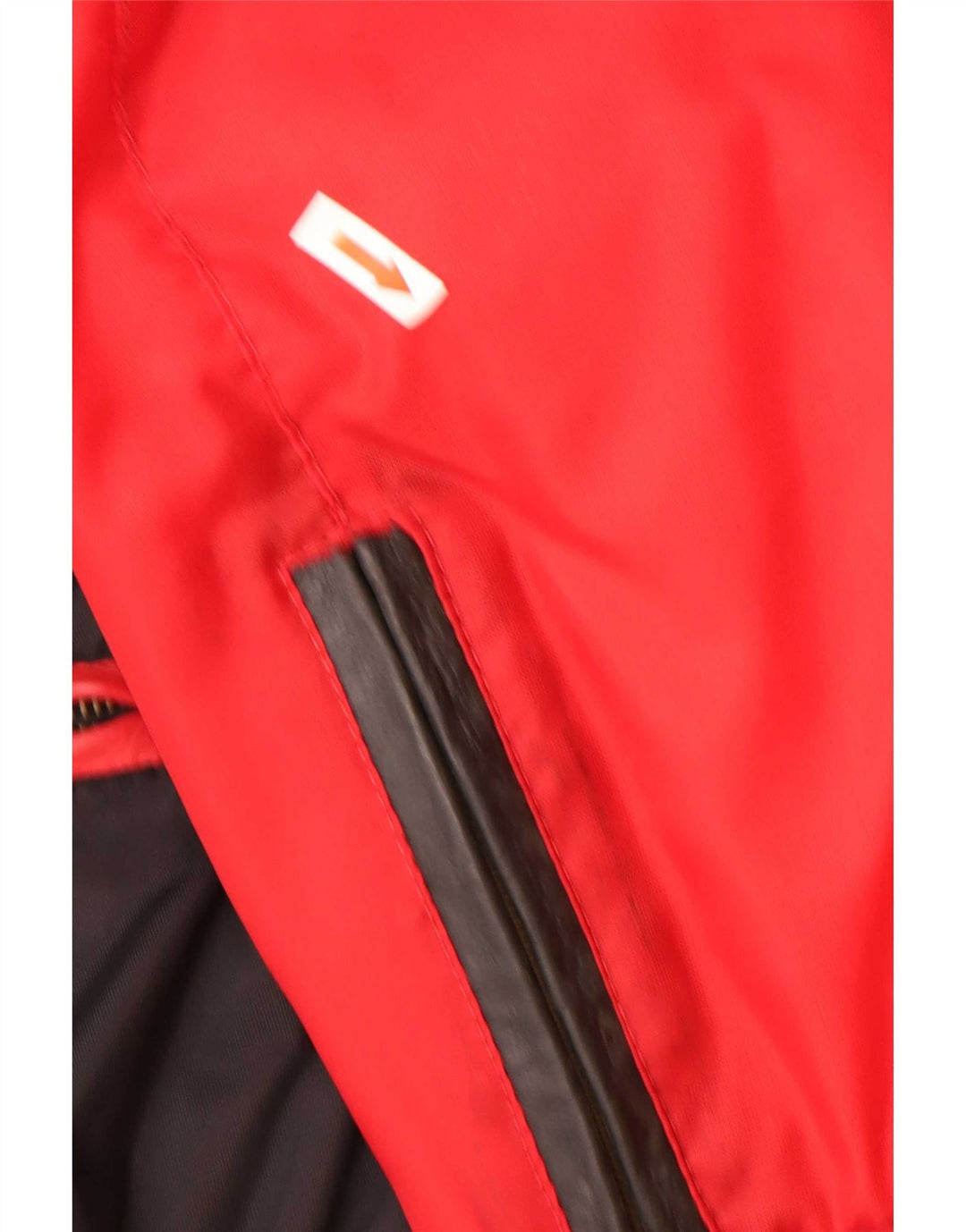 Vintage Herren Bomberjacke UK 42 XL Rot Colourblock Polyamid