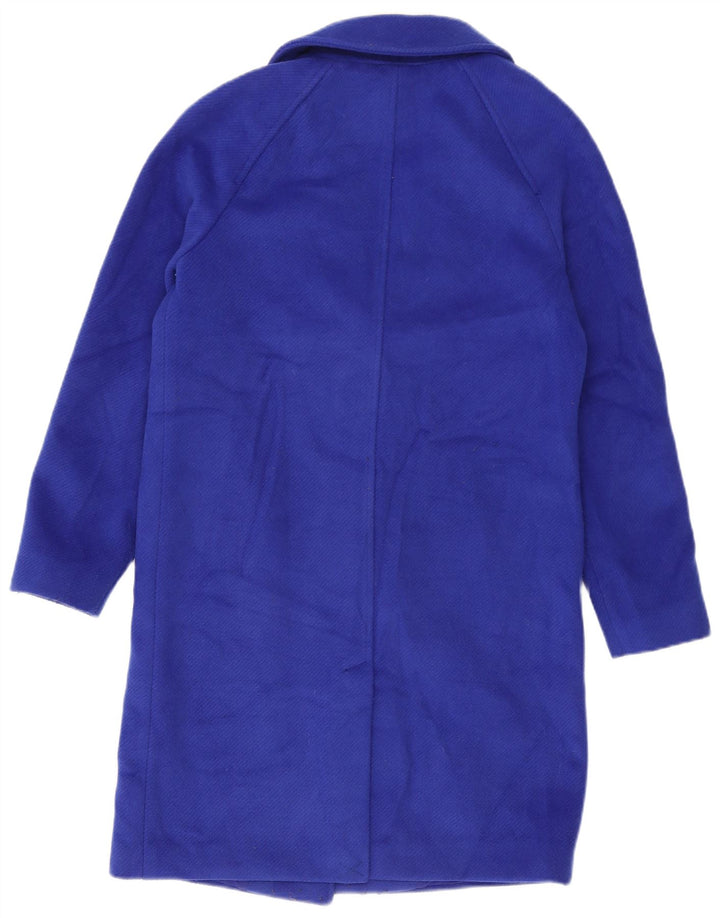 Marks & Spencer Damen Übergroßer Mantel UK 8 Small Blau Polyester