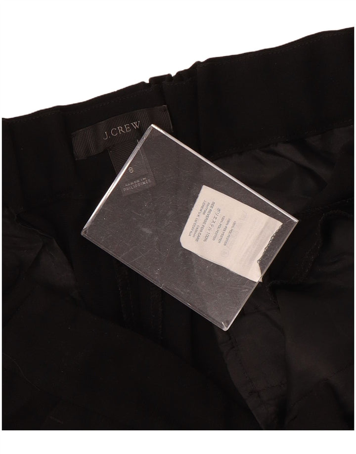 J. CREW Damen Tapered Chino-Hose US 8 Medium W32 L26 Schwarz Polyester
