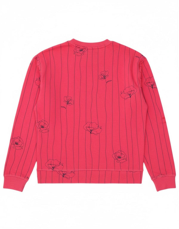 Fila Mädchen-Sweatshirt mit Grafik, 15–16 Jahre, rosa geblümt