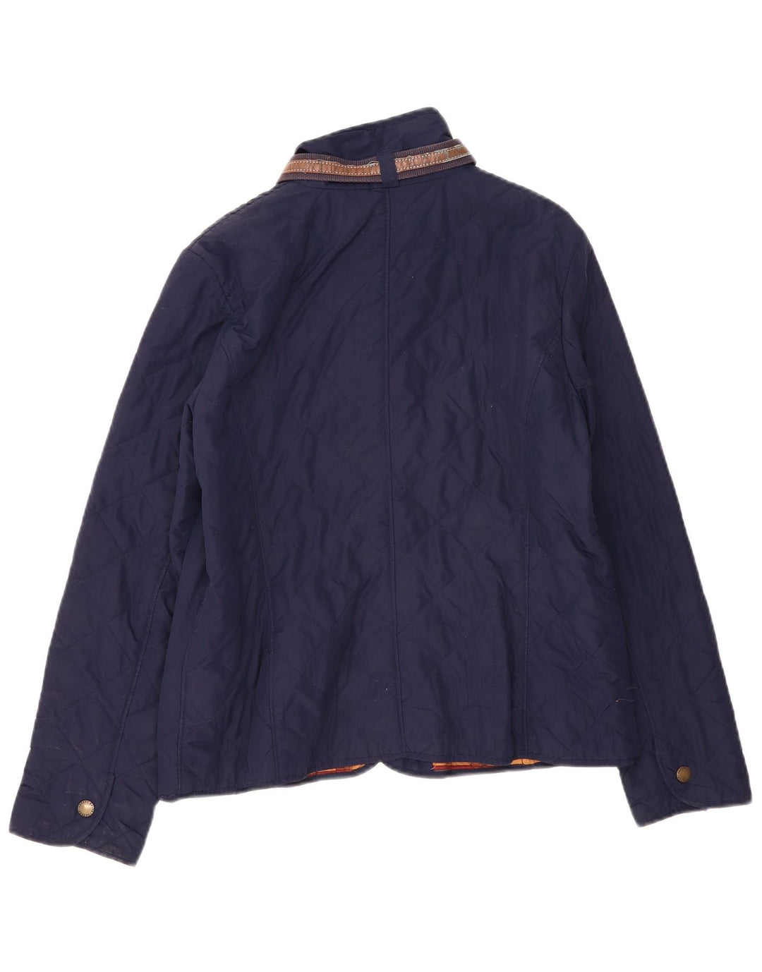 Ralph Lauren Damen Steppjacke UK 16 Large Marineblau Polyester