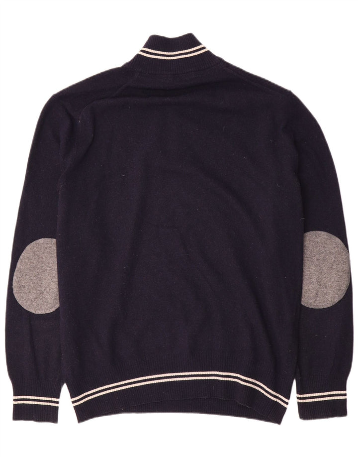 North Sails Herren-Pullover mit Reißverschluss, 2XL, marineblaue Wolle