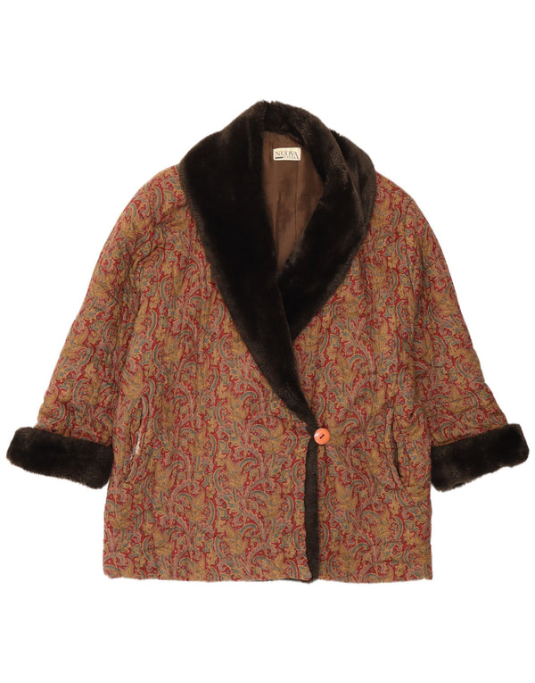 Nuova Citta Damen Windjacke UK 18 XL Mehrfarbig Paisley