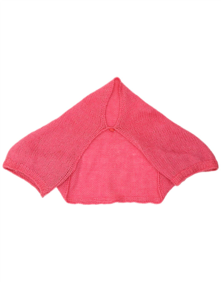Vintage Damen Bolero Pullover Einheitsgröße Rosa