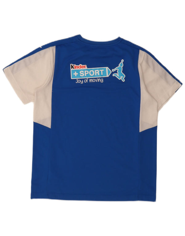 Puma Italia Grafik-T-Shirt für Jungen, 15–16 Jahre, 2XL, Blau, Farbblock