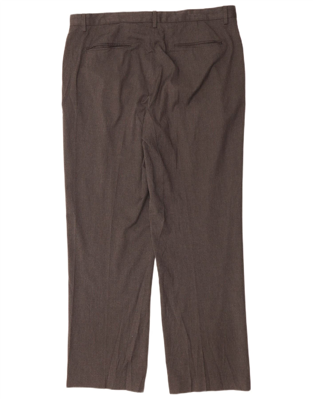 Calvin Klein Herren Straight Chino Hose W36 L32 Grau Polyester