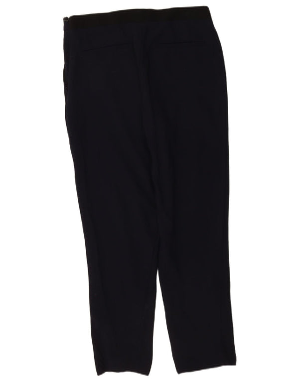 WHISTLES Damen Chinohose UK 10 Small W30 L26 Marineblau Farbblock