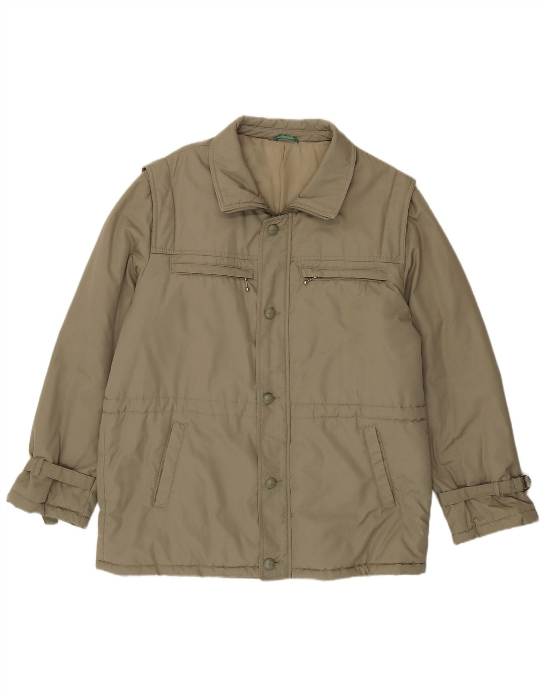 Canda Herren Wattierte Jacke IT 54 2XL Khaki Polyester