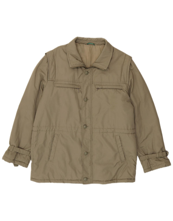 Canda Herren Wattierte Jacke IT 54 2XL Khaki Polyester
