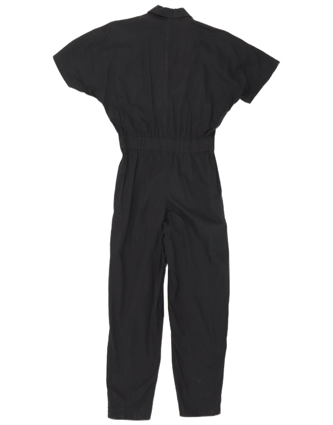 Vintage Damen Jumpsuit IT 42 Medium Marineblaue Baumwolle