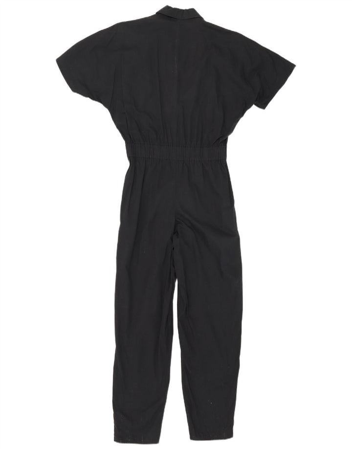 Vintage Damen Jumpsuit IT 42 Medium Marineblaue Baumwolle