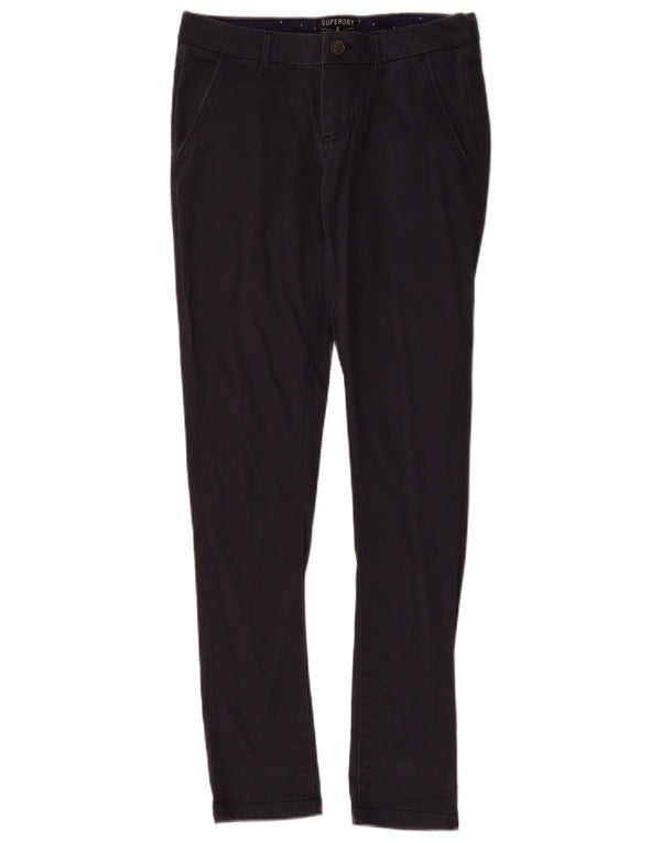 SUPERDRY Skinny Chino-Hose für Damen, XS, W25, L30, Marineblau, Baumwolle