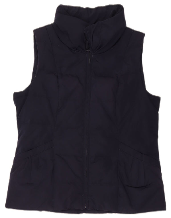 Monsoon Damen Wattierte Weste UK 14 Medium Marineblau Polyester