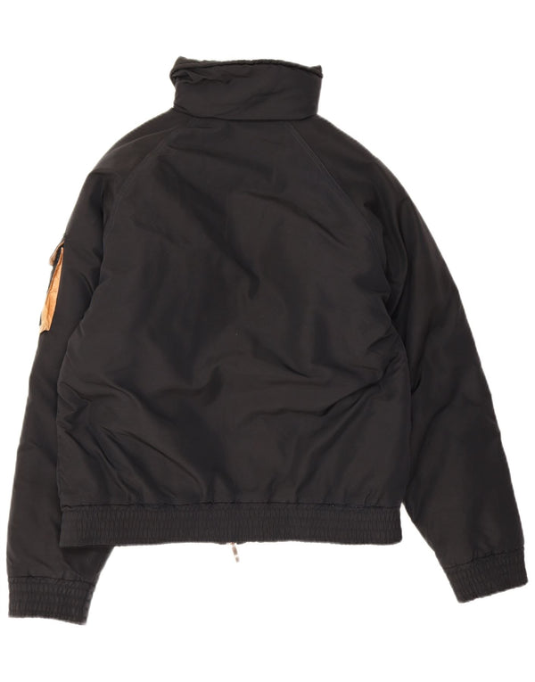 ALVIERO MARTINI Damen Wattierte Jacke UK 18 XL Schwarz
