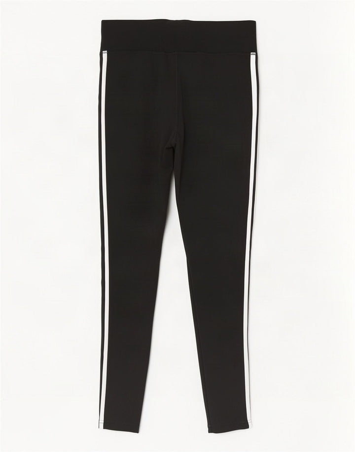 Adidas Damen Climalite Leggings UK 8/10 Small Schwarz Polyester