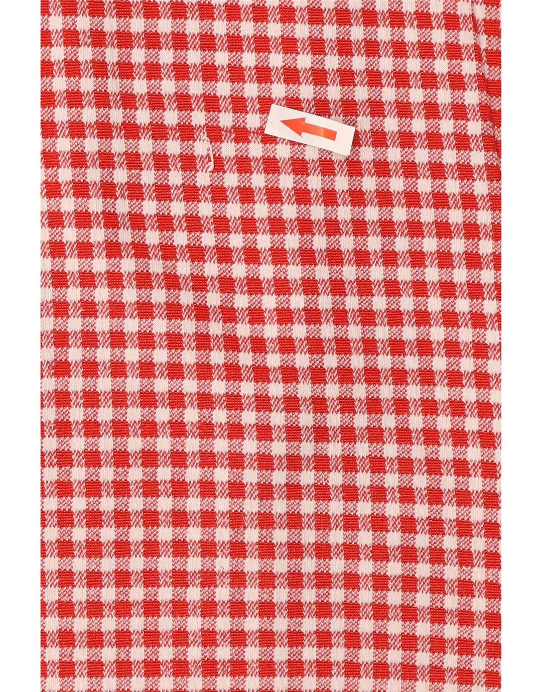 Zara Damen-A-Linien-Kleid, Größe S, Rot, Gingham-Polyester, Größe 36