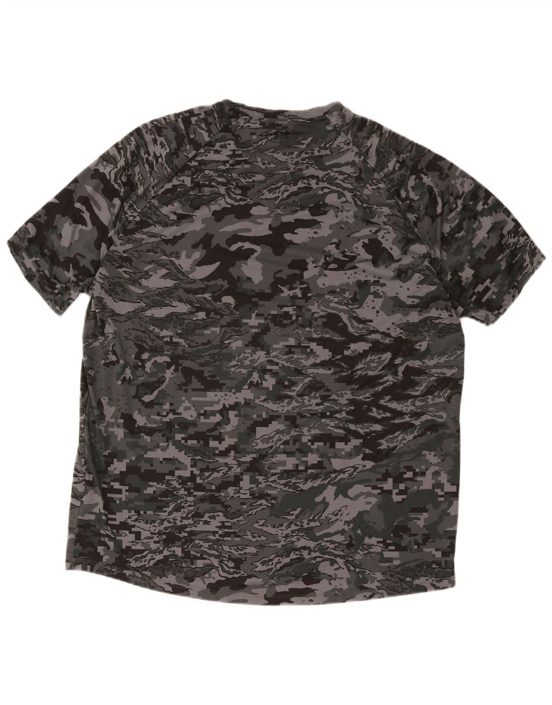 Under Armour Herren T-Shirt Top 2XL Grau Camouflage Polyester