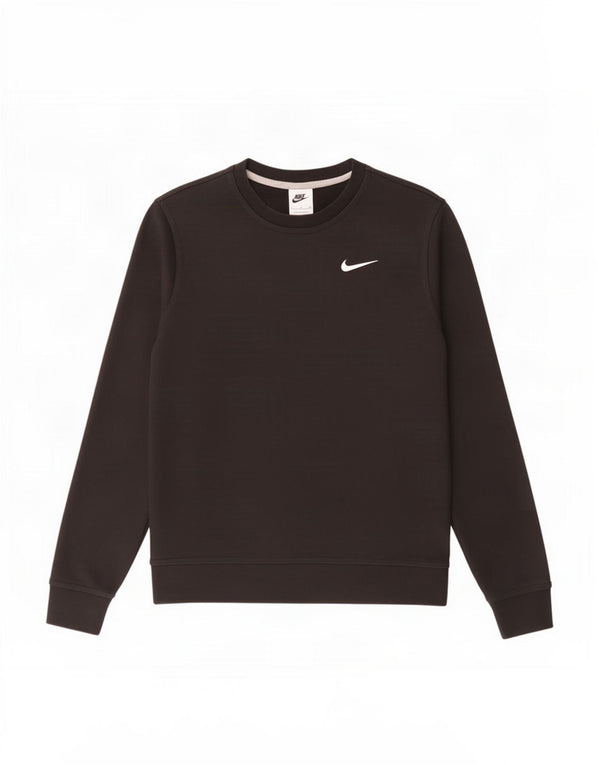 Nike Herren Sweatshirt Pullover Small Schwarz Baumwolle