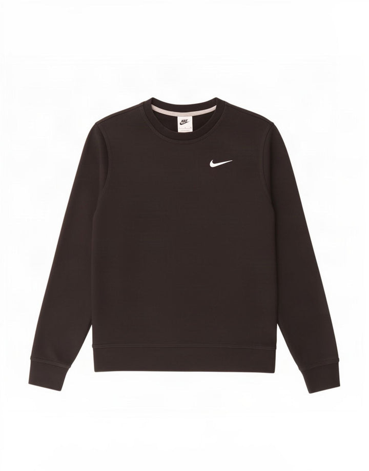 Nike Herren Sweatshirt Pullover Small Schwarz Baumwolle