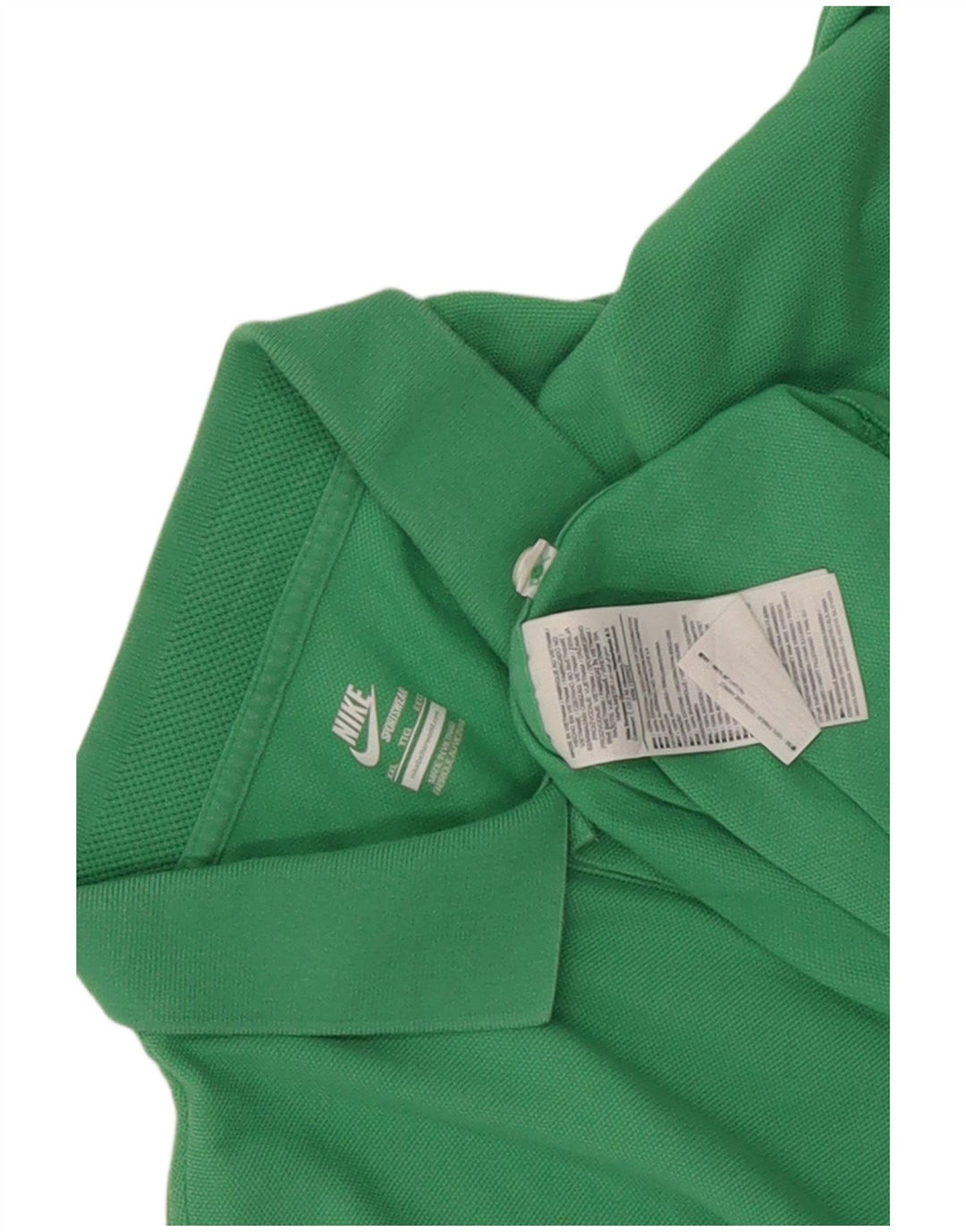 Nike Herren Poloshirt 2XL Grüne Baumwolle