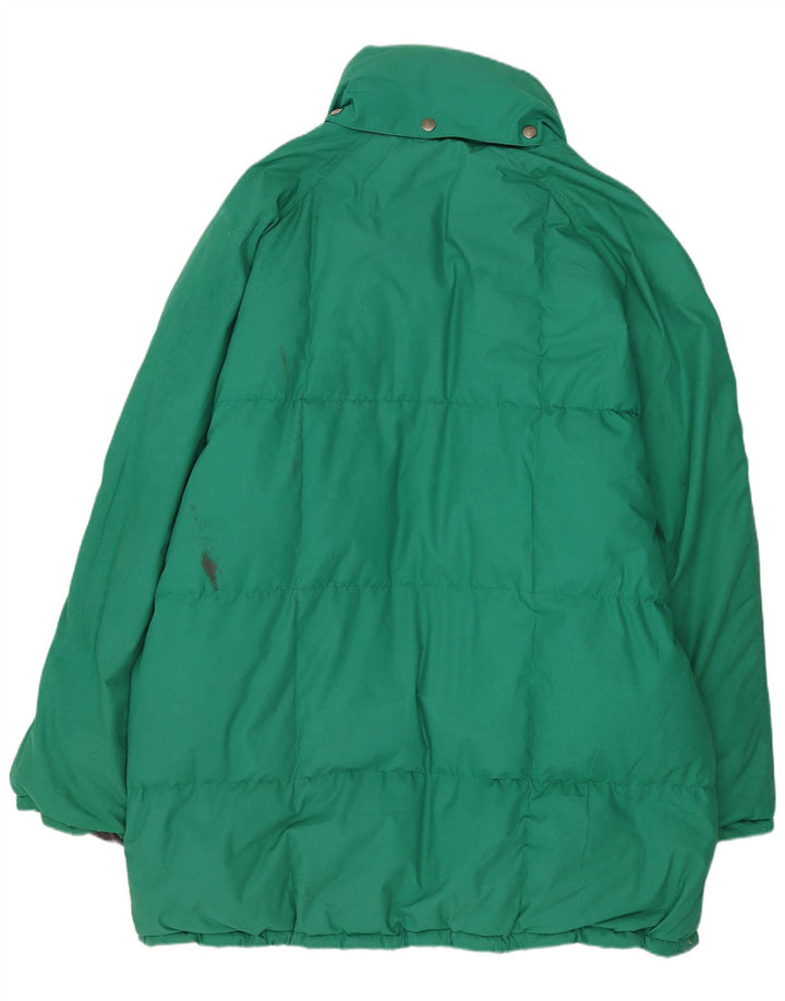 Anzoni Herren Loose Fit Wattierte Jacke UK 38 Mittelgrünes Polyester