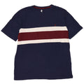 IZOD Herren-T-Shirt-Oberteil, groß, marineblau, Colourblock-Baumwolle
