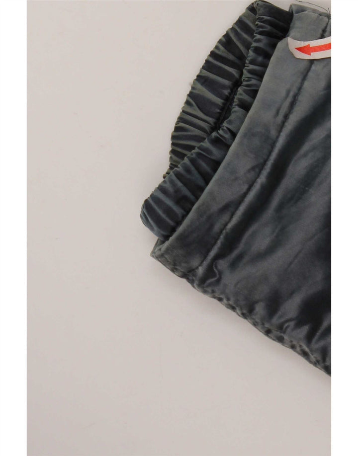 Vintage Damen Kapuzenübergroße Windjacke IT 44 Mittelblau