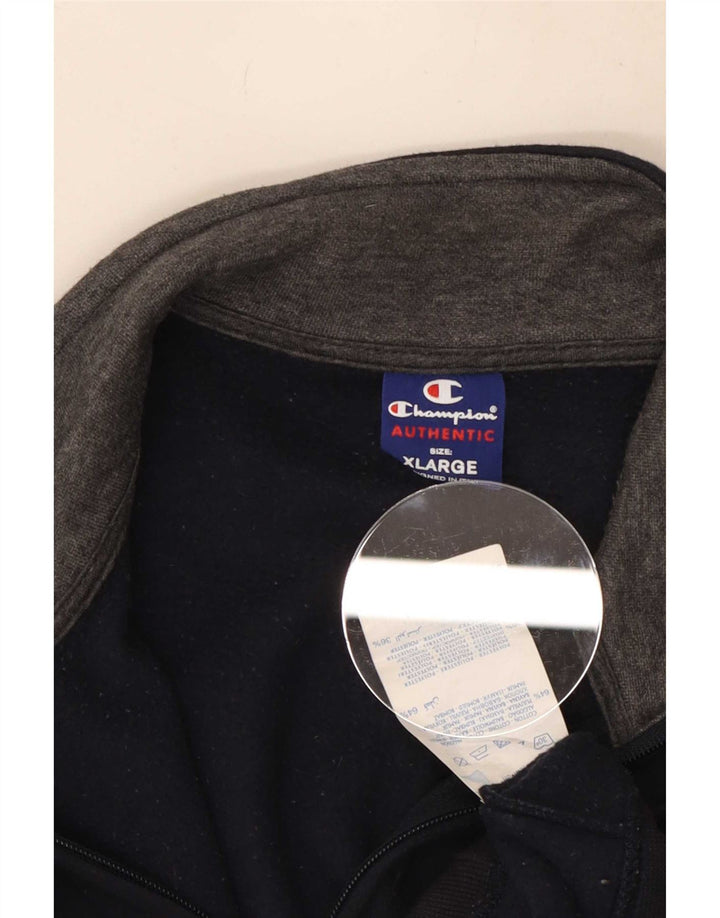Champion Herren-Trainingsanzugoberteil, XL, Marineblau, Baumwolle