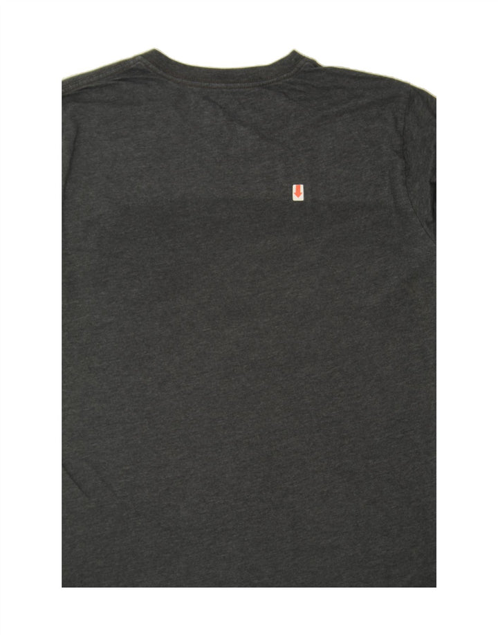 HURLEY Mens T-Shirt Top Large Grey Cotton Vintage Hurley and Second-Hand Hurley from Messina Hembry 