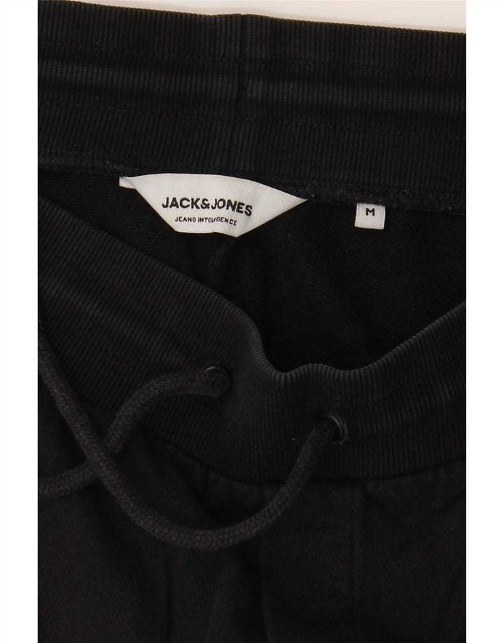 Jack & Jones Herren-Sportshorts aus mittelschwarzer Baumwolle