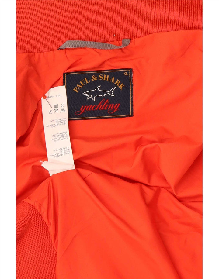Paul & Shark Herren Yachting Bomberjacke UK 42 XL Rot Polyester