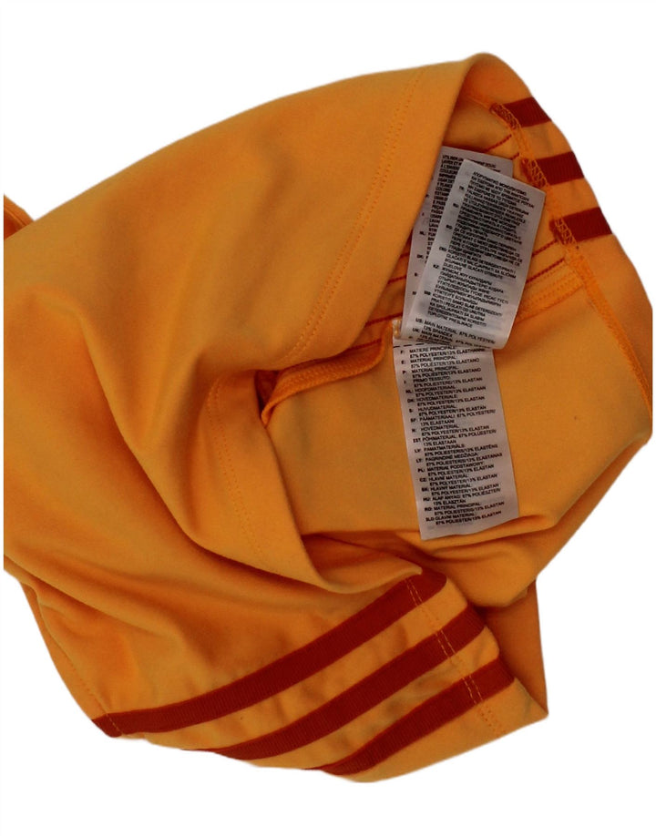 Adidas Damen Sport-BH-Oberteil UK 14 Medium Orange Polyester