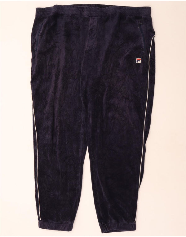 Fila Herren Trainingshose Jogger 4XL Marineblau Baumwolle
