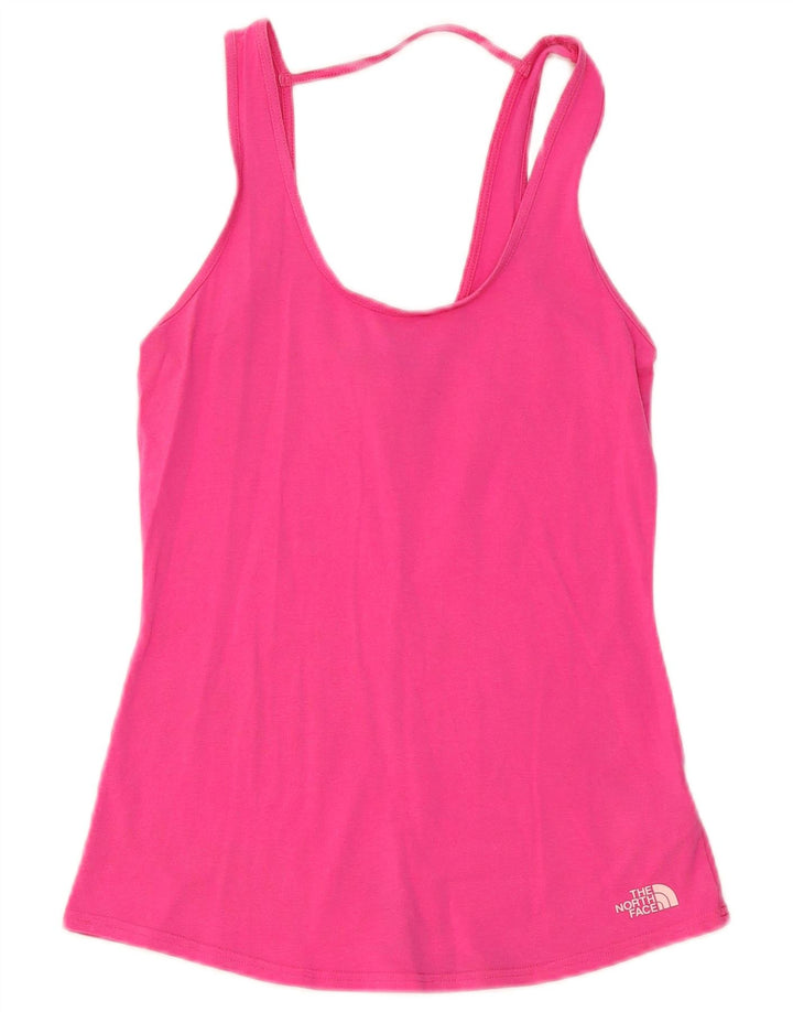 The North Face Damen-Weste-Oberteil UK 8 Small Rosa Baumwolle