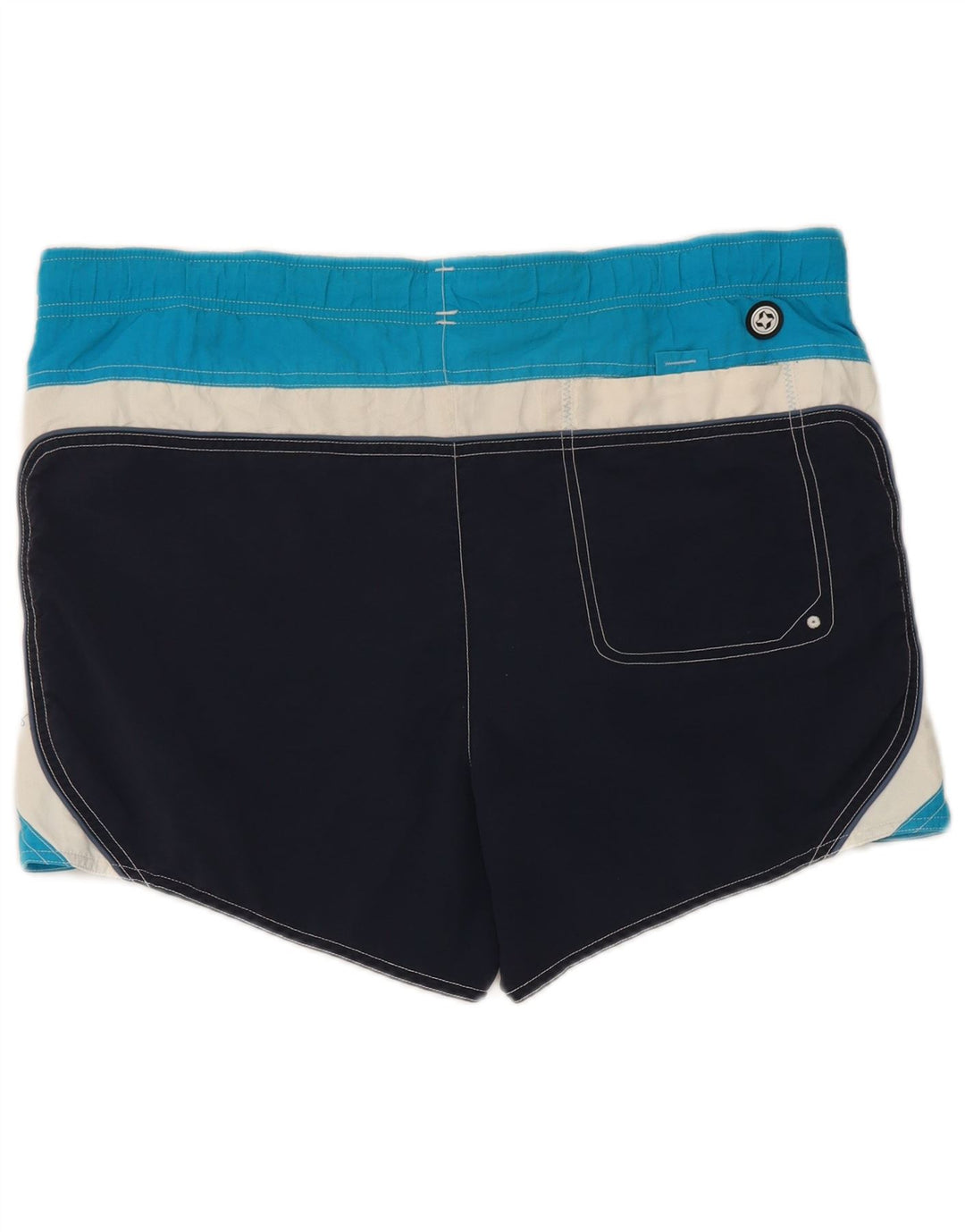 Colmar Damen Badeshorts IT 48 XL Blau Colourblock Polyamid