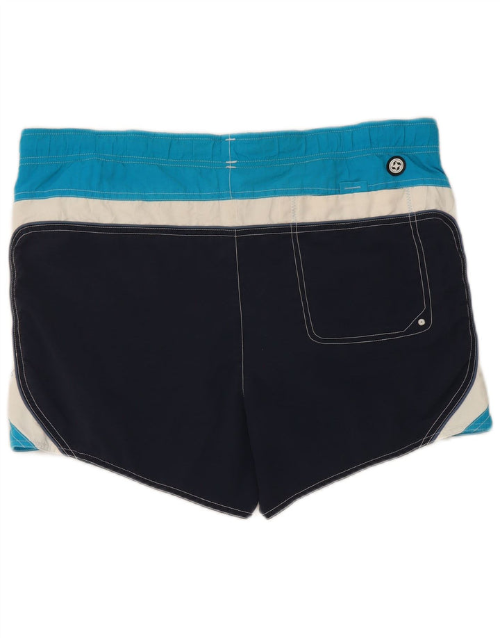 Colmar Damen Badeshorts IT 48 XL Blau Colourblock Polyamid