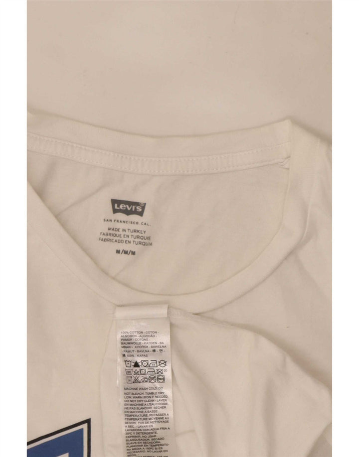 Levi's Herren-T-Shirt mit Grafik, mittelweiße Baumwolle