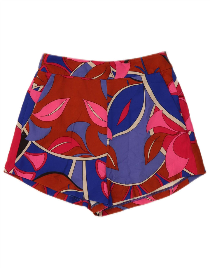 Zara Damen Freizeitshorts XS W24 Mehrfarbiges Polyester