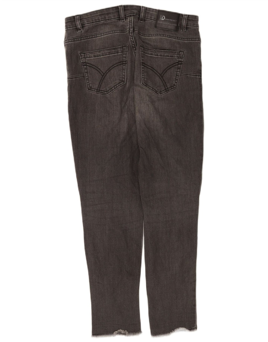 Dack's Damen Crop Skinny Jeans IT 46 Large W30 L26 Grau